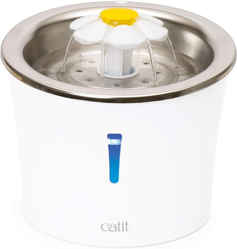 Catit Stainless Steel 3L Cat Water Fountain with Triple Filtration 43725 - Refurbished