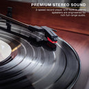 Victrola The Quincy 6-in-1 Bluetooth Record Player & Multimedia Center with Built-in Speakers