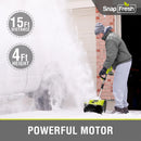 SnapFresh 12" 20V Cordless Brushless Snow Shovel