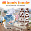 Vuhigb Portable Collapsible Mini Washing Machine
