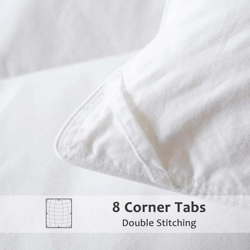 Luxury All Season Cal-King White Goose Down Feather Comforter B0CPXVYQ1F - Refurbished