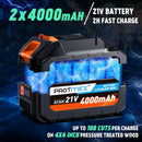 Protmex 2-in-1 Cordless 8" Pole Saw HQ-06 - Refurbished