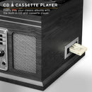 Victrola The Quincy 6-in-1 Bluetooth Record Player & Multimedia Center with Built-in Speakers