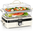 AIRMSEN 2 Tier 8.5 QT Electric Food Steamer