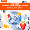 VEVOR Professional Commercial Countertop Blender with Shield