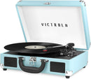 Victrola Journey Bluetooth Portable Suitcase Record Player – with Built-in Speakers
