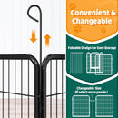Yaheetech 32" High 8 Panel Dog Playpen for Small/Medium/Large Dogs