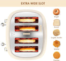 Roter Mond Retro 4 Slice Toaster