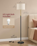 VASAGLE Adjustable Height Floor Lamp