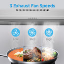 Midea 30" Slim Under Cabinet Convertible Range Hood - Refurbished