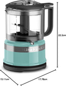 KitchenAid 3.5 Cup Mini Food Processor Aqua Sky