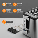 Mecity 4 Slice Long Slot Toaster