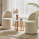 Swivel Vanity Stool with Back