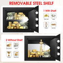 Aprxuvot 1.6 Cuft Small Fireproof Safe Box