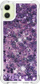 Samsung Galaxy A05 Purple Liquid Glitter Case