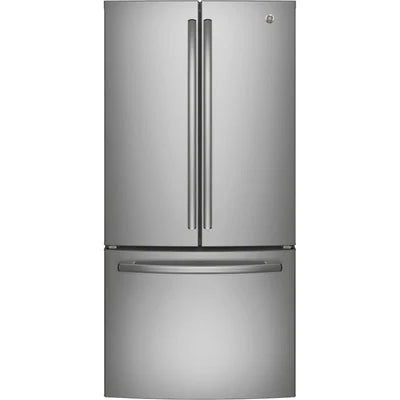 GE 33 inch 25 cu French Door Fridge GNE25DYRKFS - Clearance