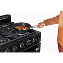  Unique Appliances 30-inch Freestanding Gas Range with Convection Technology UGP-30CR B IMAGE 11