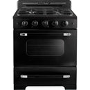  Unique Appliances 30-inch Freestanding Gas Range with Convection Technology UGP-30CR B IMAGE 1