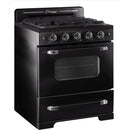  Unique Appliances 30-inch Freestanding Gas Range with Convection Technology UGP-30CR B IMAGE 3