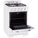 Unique Appliances 24-inch Freestanding Gas Range (Battery Ignition) UGP-24CR OF1 W IMAGE 3