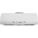 Hotte aspirante rétro Unique 24 po UGP-24CR RH W - Blanc guimauve - Rayures et bosses