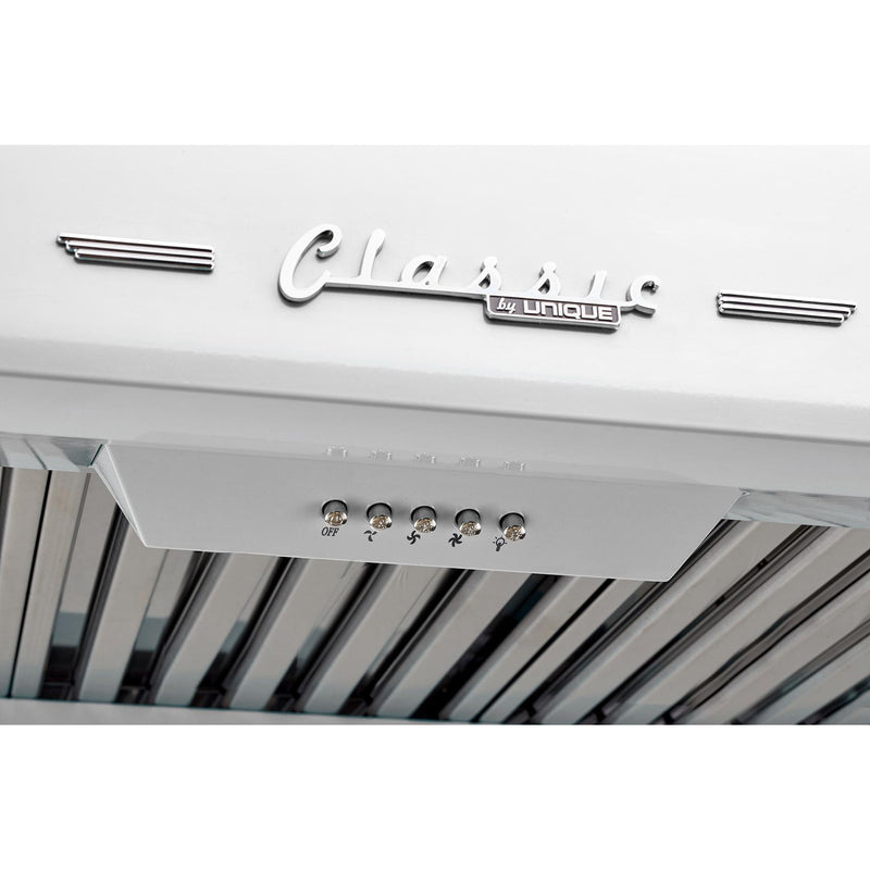 Unique Appliances 24-inch Classic Retro UGP-24CR RH W IMAGE 4