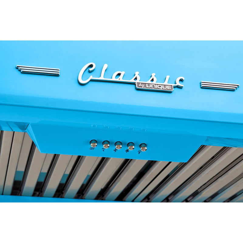 Unique Appliances 24-inch Classic Retro UGP-24CR RH RB IMAGE 4