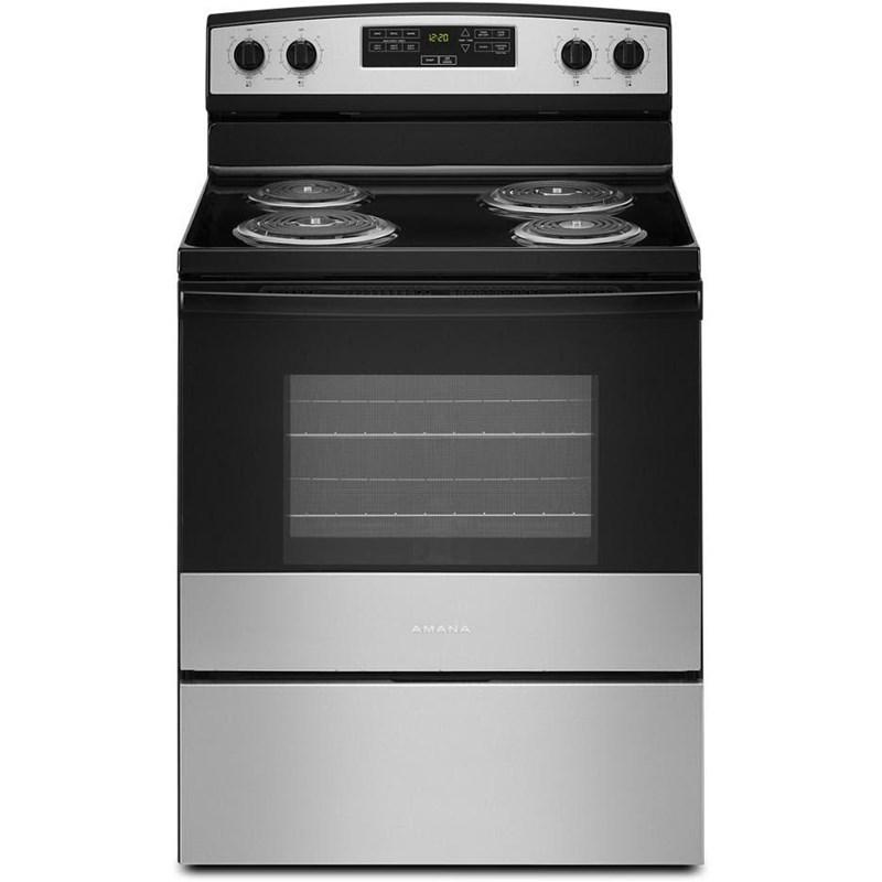 Amana 30" 4.8 cu Coil Top Range YACR4303MMS - Scratch & Dent
