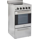 Unique Appliances 20-inch Freestanding Electric Range with Storage Drawer UGP-20V EC S/S IMAGE 4