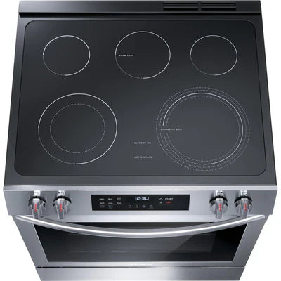 Frigidaire 5.3 cu Slide-In Glass Top Range FCFE308CAS - Refurbished