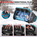ONEVAN 12" Foldable 18V Cordless Brushless Snow Shovel