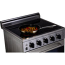 Unique Appliances 24-inch Freestanding Electric Range with Storage Drawer UGP-24V EC S/S IMAGE 5