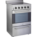 Unique Appliances 24-inch Freestanding Electric Range with Storage Drawer UGP-24V EC S/S IMAGE 7
