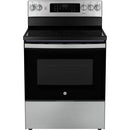 GE 30-inch Glass Top Range with True European Convection JCB840STSS - Floor Model