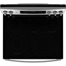 GE 30-inch Glass Top Range with True European Convection JCB840STSS - Floor Model
