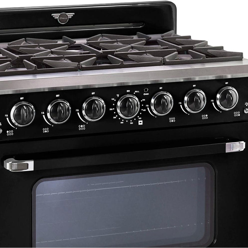 Unique Appliances 36-inch Freestanding Classic Retro Gas Range with Pro Convection UGP-36CR B IMAGE 10