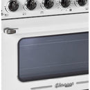 Unique Appliances 36-inch Freestanding Classic Retro Gas Range with Pro Convection UGP-36CR W IMAGE 15