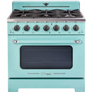 Unique Appliances 36-inch Freestanding Classic Retro Gas Range with Pro Convection UGP-36CR T IMAGE 2