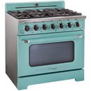 Unique Appliances 36-inch Freestanding Classic Retro Gas Range with Pro Convection UGP-36CR T IMAGE 7