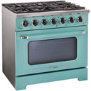 Unique Appliances 36-inch Freestanding Classic Retro Gas Range with Pro Convection UGP-36CR T IMAGE 8