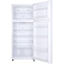 Epic 28-inch, 14.8 cu. ft. Freestanding Top Freezer Refrigerator EFF148W-1 IMAGE 3