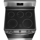 Frigidaire 30" 5.3 cu Glass Top Range FCRE305CBS - Floor Model