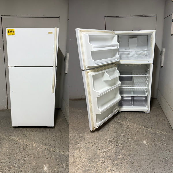 Used Crosley White Top Mount Fridge