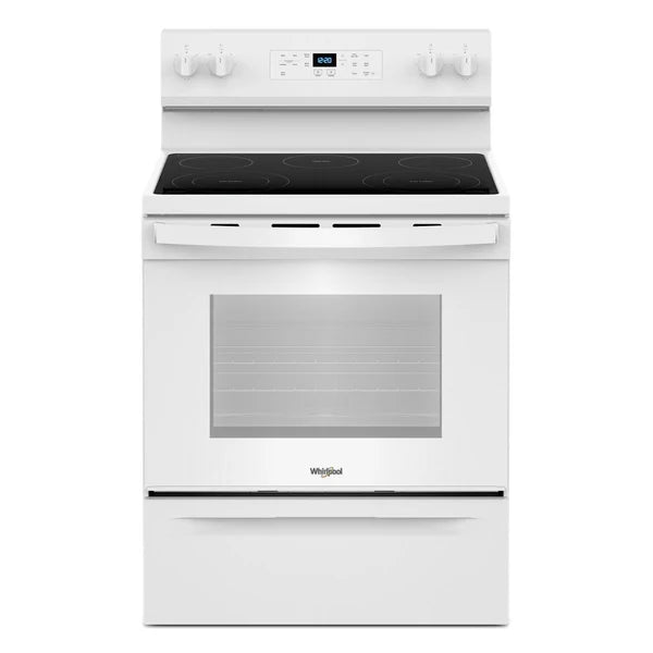 Whirlpool 30" 5.3 cu Glass Top Range YWFES3330RW - Scratch and Dent