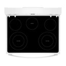 Whirlpool 30" 5.3 cu Glass Top Range YWFES3330RW - Scratch and Dent