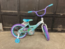 Huffy 16-inch Disney Frozen Bike with Training Wheels *No Tassels & 3D Handlebar Plaque*