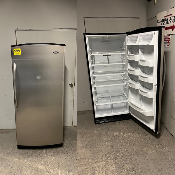 Used Wood 18 cu Stainless Steel All Fridge