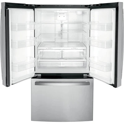 GE 36 inch 22 cu Counter-Depth French Door Fridge GWE22JYMFS - Refurbished