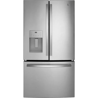 GE 36 inch 20.6 cu Counter-Depth French Door Fridge GYE21JYMFS- Scratch & Dent