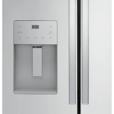 GE 36 inch 20.6 cu Counter-Depth French Door Fridge GYE21JYMFS- Scratch & Dent